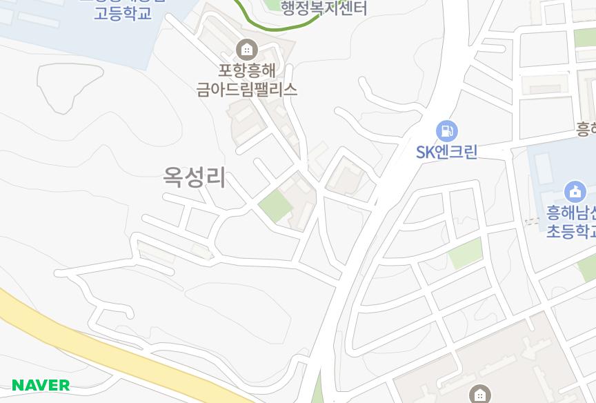 경상북도 포항시 북구 흥해읍 옥성리 신흥아트빌 위치·실거래 시세 지도