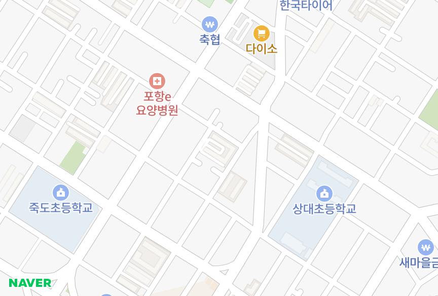 경상북도 포항시 북구 죽도동 조양맨션 위치·실거래 시세 지도
