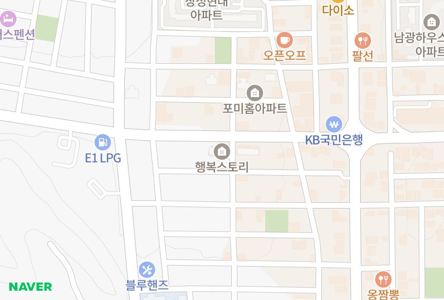 경상북도 포항시 북구 장성동 행복스토리 위치·실거래 시세 지도