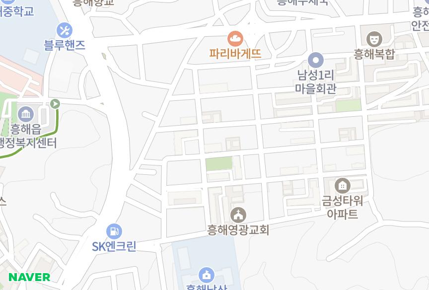 경상북도 포항시 북구 흥해읍 남성리 금성파크맨션1차 위치·실거래 시세 지도