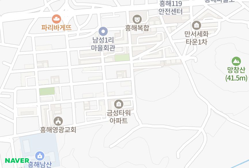 경상북도 포항시 북구 흥해읍 남성리 경보전원맨션3차 위치·실거래 시세 지도