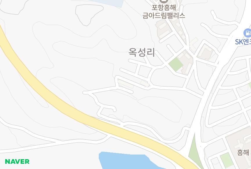 경상북도 포항시 북구 흥해읍 옥성리 녹원빌라 위치·실거래 시세 지도