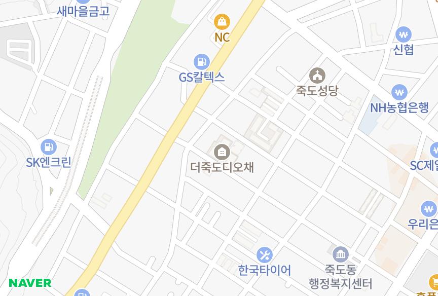 경상북도 포항시 북구 죽도동 더디오채 위치·실거래 시세 지도