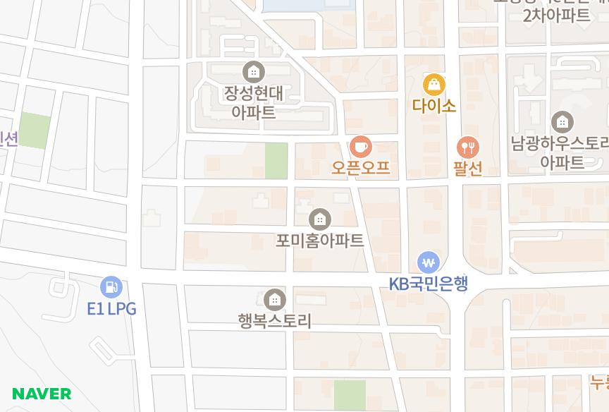 경상북도 포항시 북구 장성동 풀니스7차 위치·실거래 시세 지도