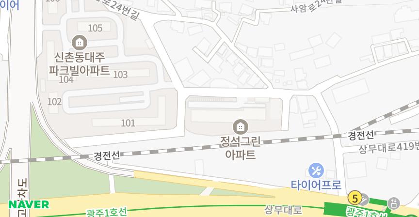 정석그린 위치 지도