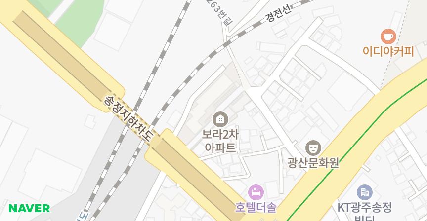 보라2차 위치 지도