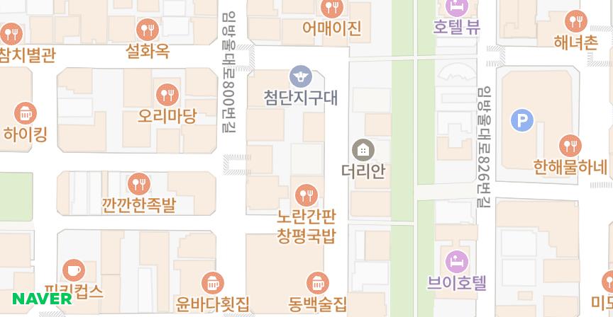 첨단Am-City스카이하이2차 위치 지도