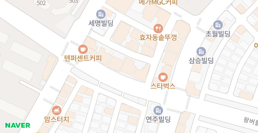 정원씨티캐슬 위치 지도