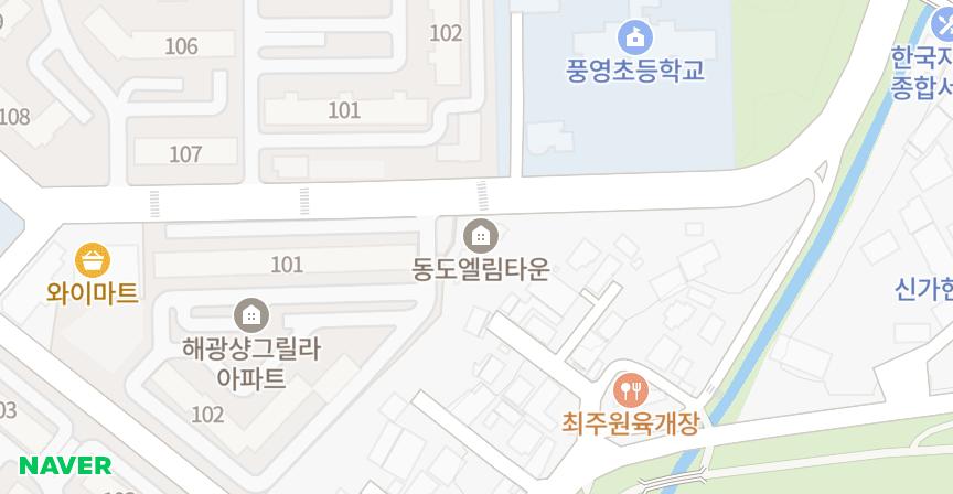 동도엘림타운 위치 지도