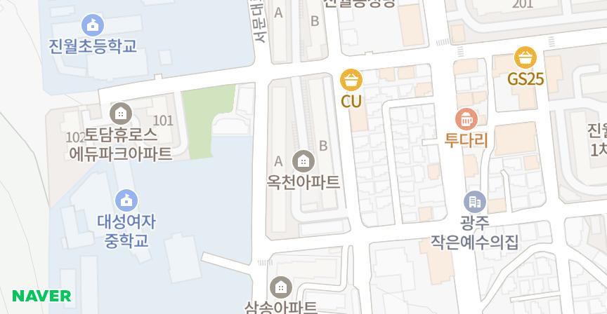 옥천 위치 지도