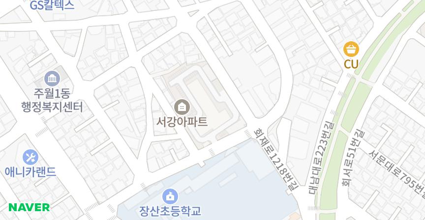 서강 위치 지도