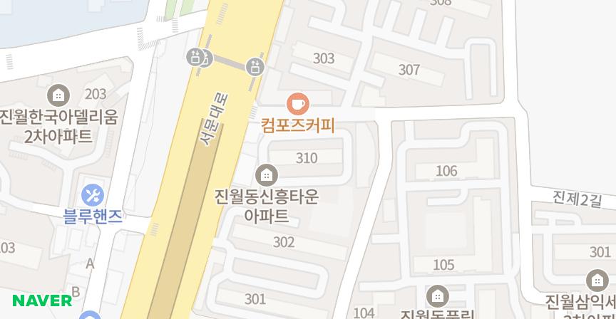 신흥타운6차 위치 지도