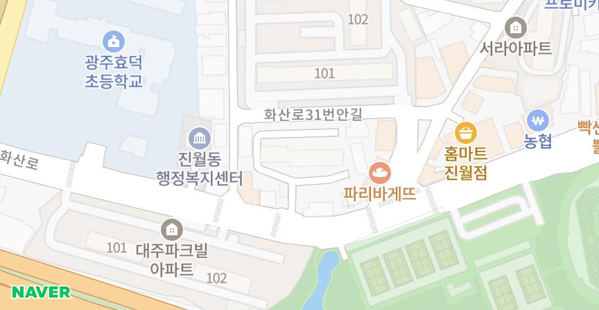 유달파크 위치 지도