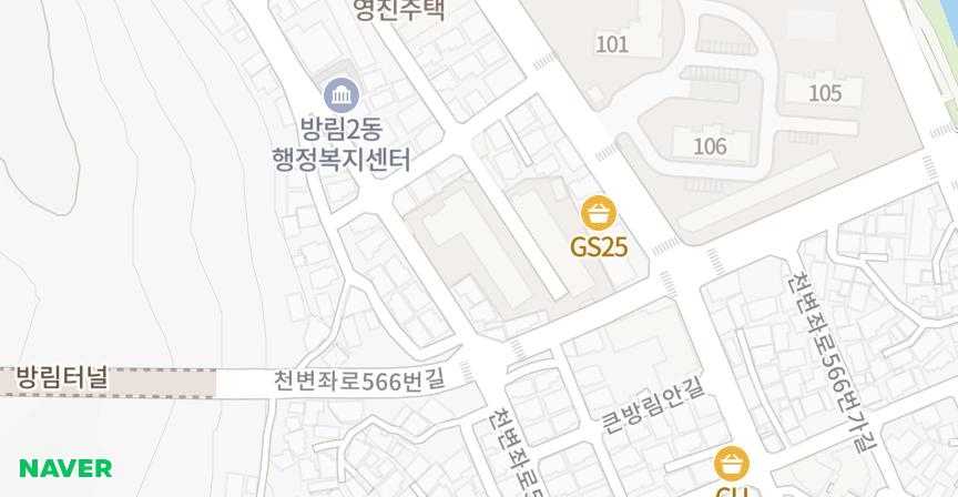 송학맨션 위치 지도