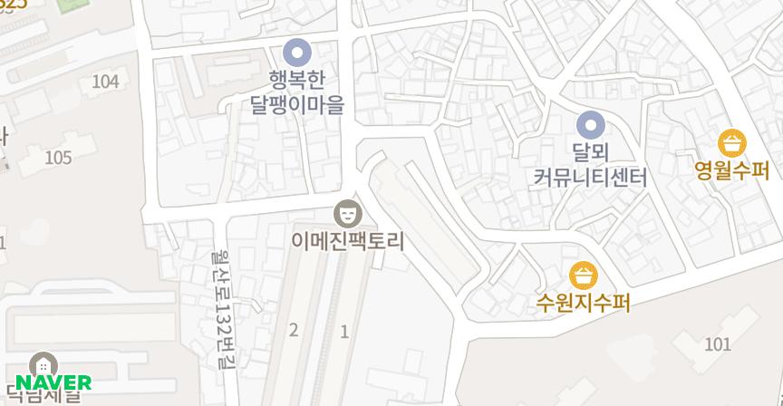 우영 위치 지도