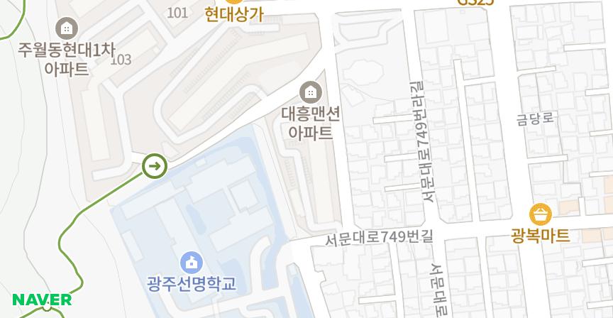 대흥 위치 지도