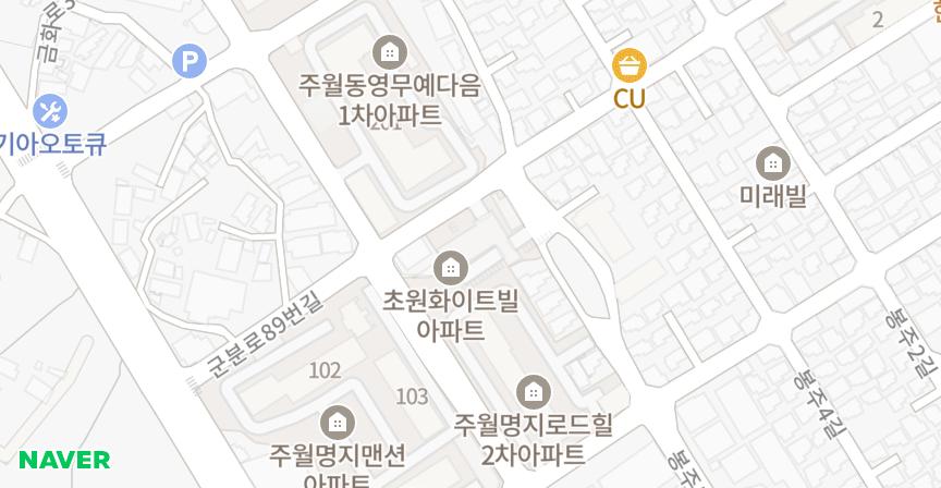 주월초원 위치 지도