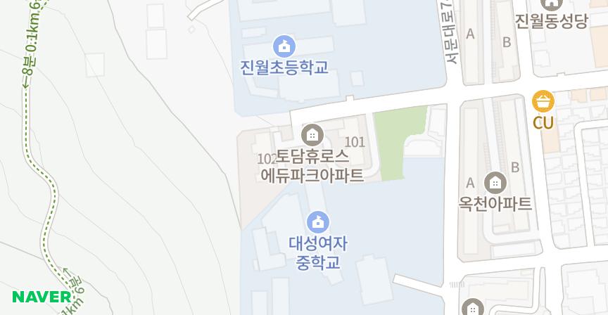 토담휴로스에듀파크 위치 지도