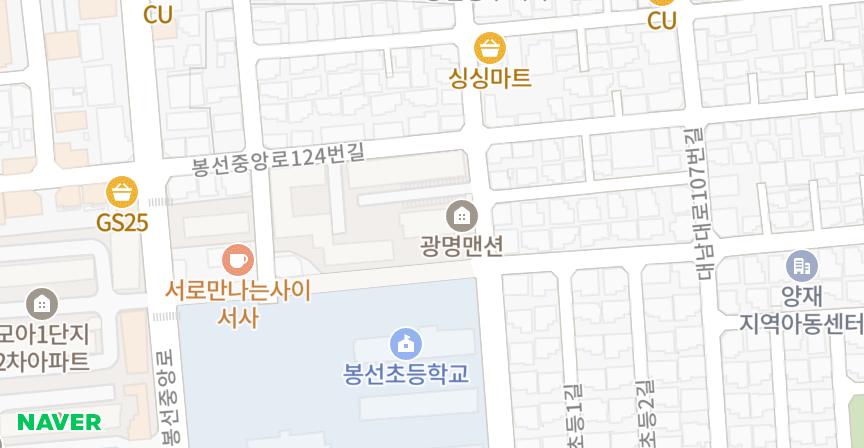 광명맨션 위치 지도