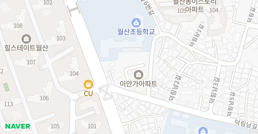 이안가 위치 지도
