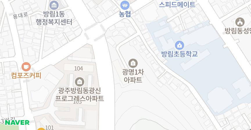 광명 위치 지도