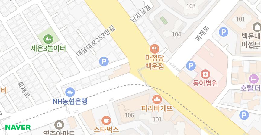 주월프라자 위치 지도