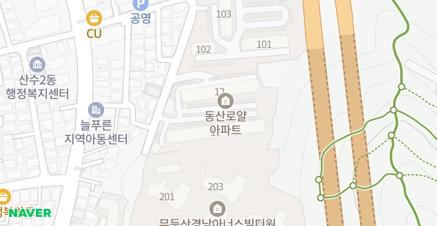 동산로얄 위치 지도