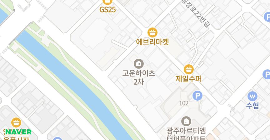 고운하이츠2차 위치 지도