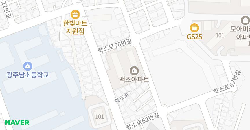 백조맨션 위치 지도