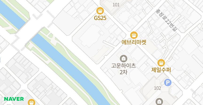 고운하이츠 위치 지도