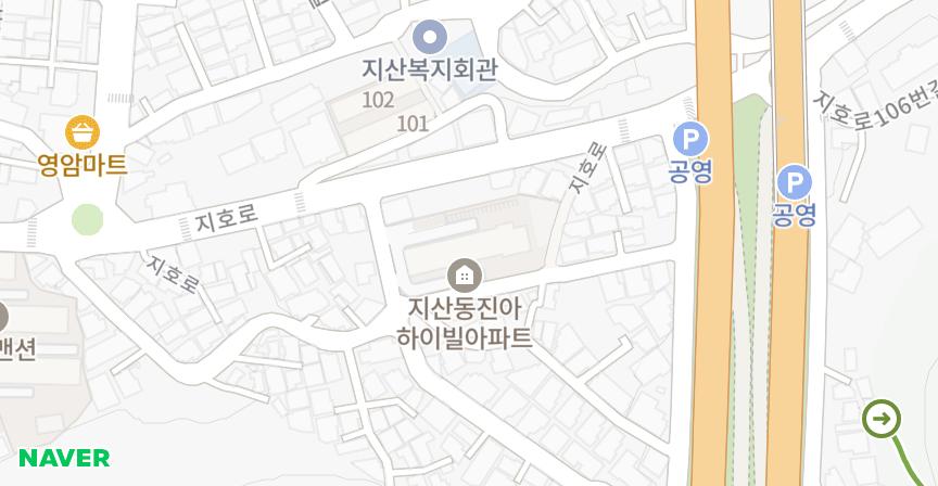 진아하이빌 위치 지도