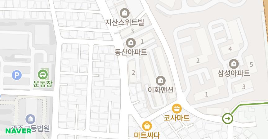 동산 위치 지도