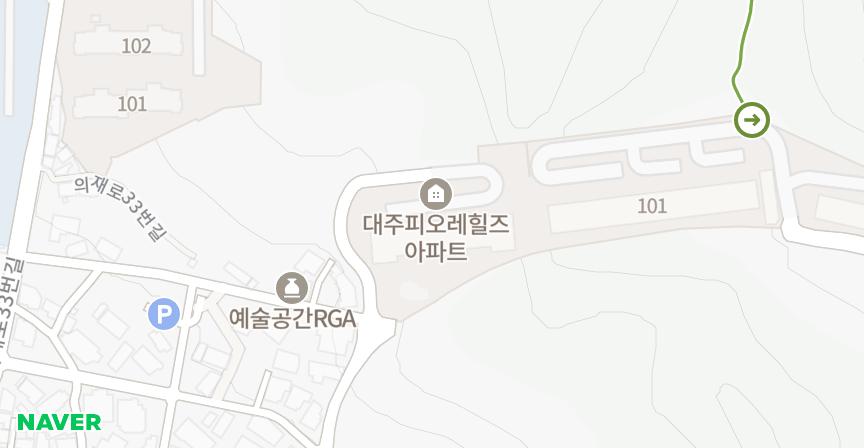 학동대주피오레힐즈 위치 지도