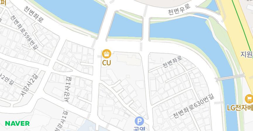우영타워 위치 지도