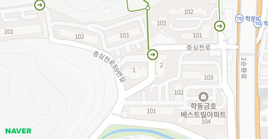 금호빌라트 위치 지도