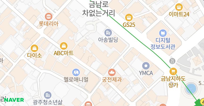 무등맨션 위치 지도