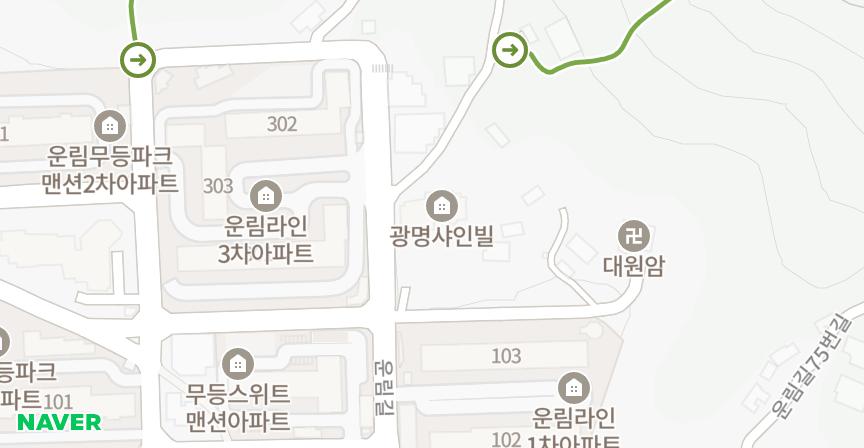 광명샤인빌 위치 지도