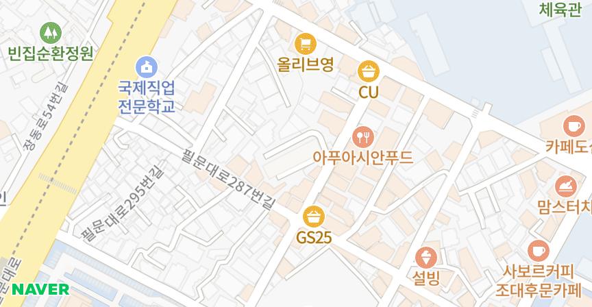 서석맨션 위치 지도
