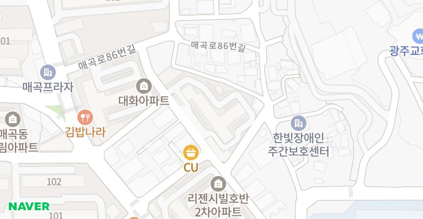 매곡서강 위치 지도