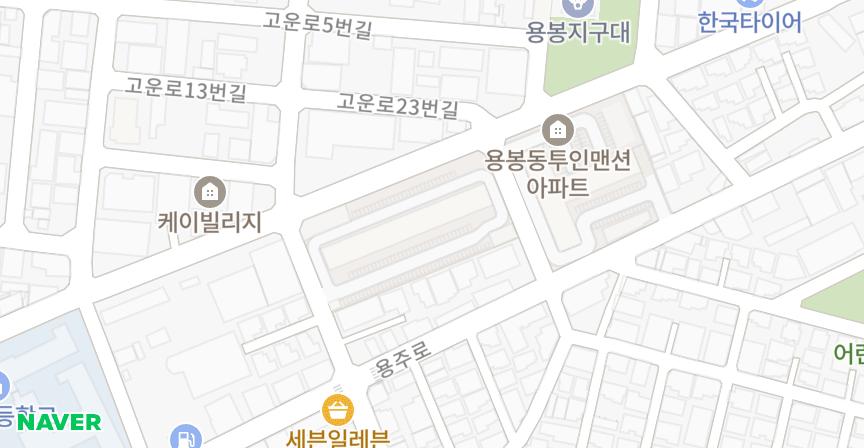 용봉대화 위치 지도