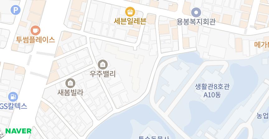 유창허니문맨션 위치 지도