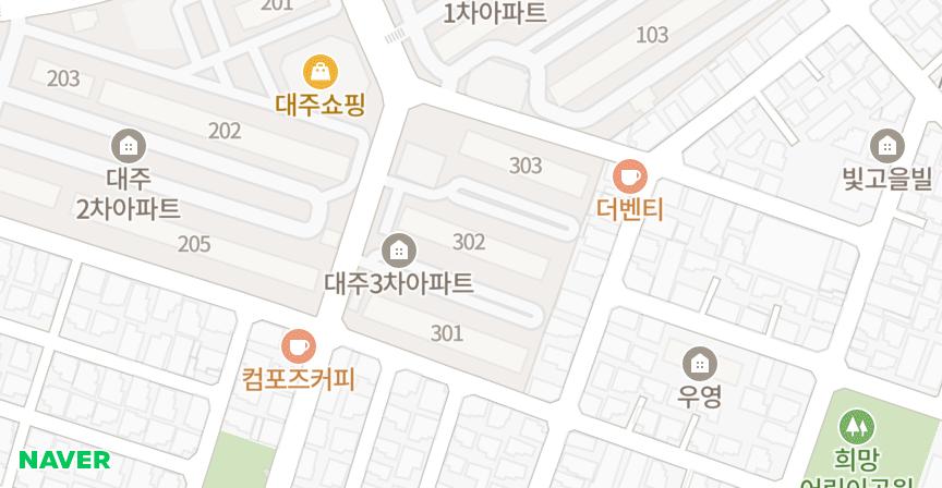 대주3차 위치 지도