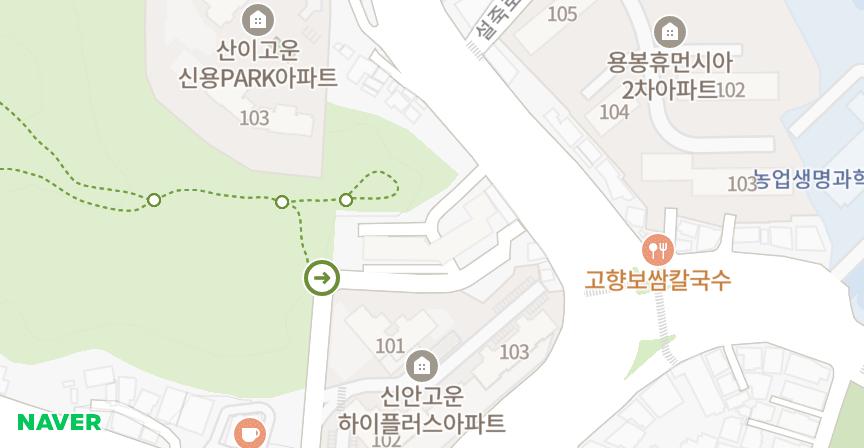 신안남양파크맨션 위치 지도
