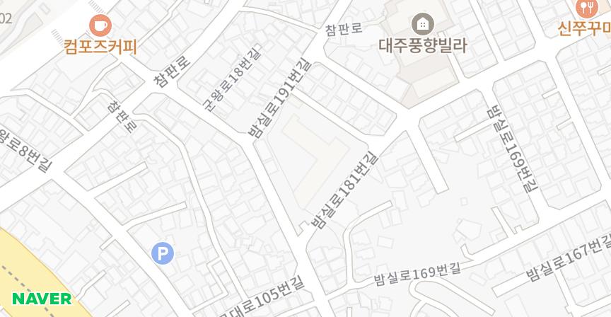 금성맨션 위치 지도