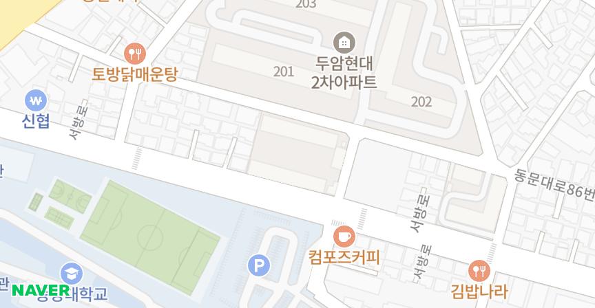 양서맨션 위치 지도