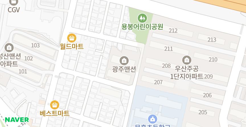 광주맨션 위치 지도
