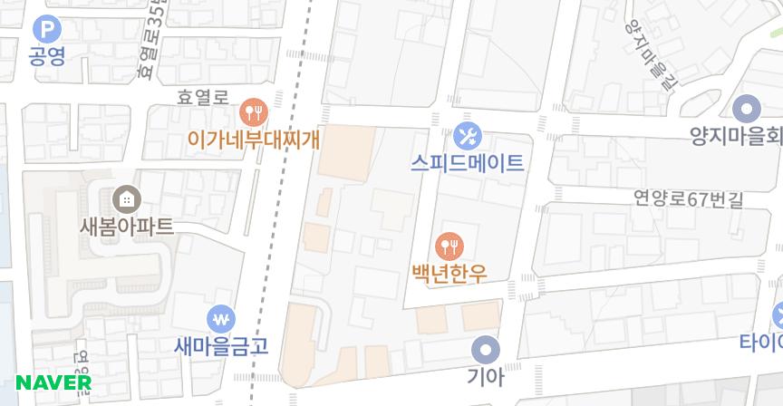 올리브 위치 지도
