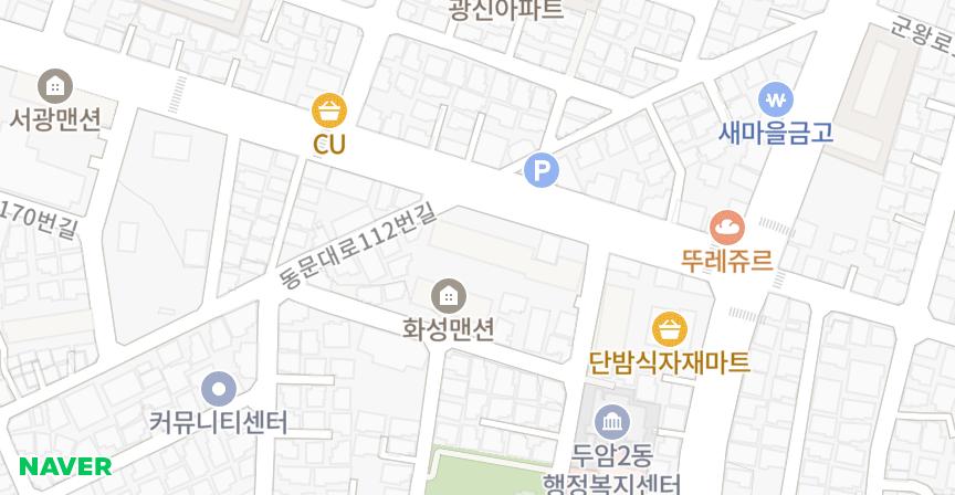 문화A 위치 지도