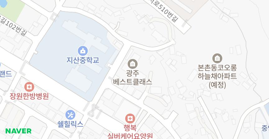 베스트클래스 위치 지도