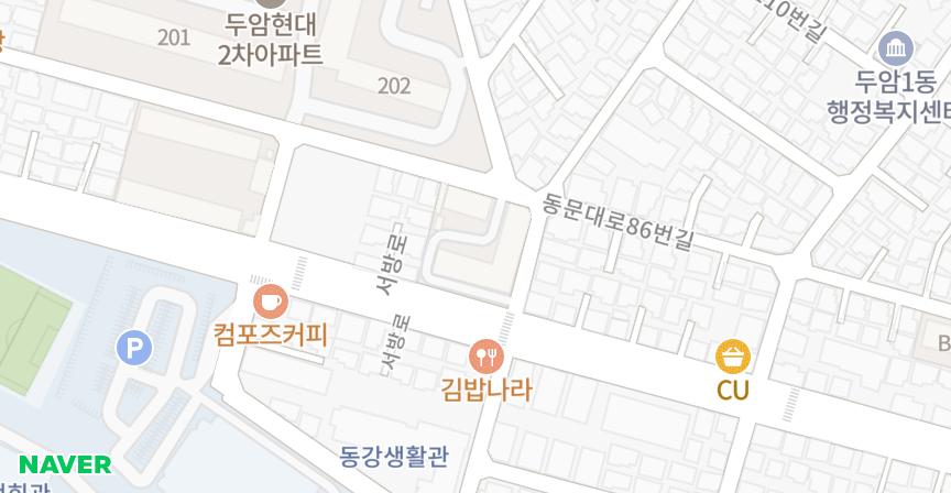 청명맨션 위치 지도